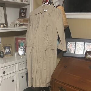 LOFT Women's Long Sleeve Tan Dress